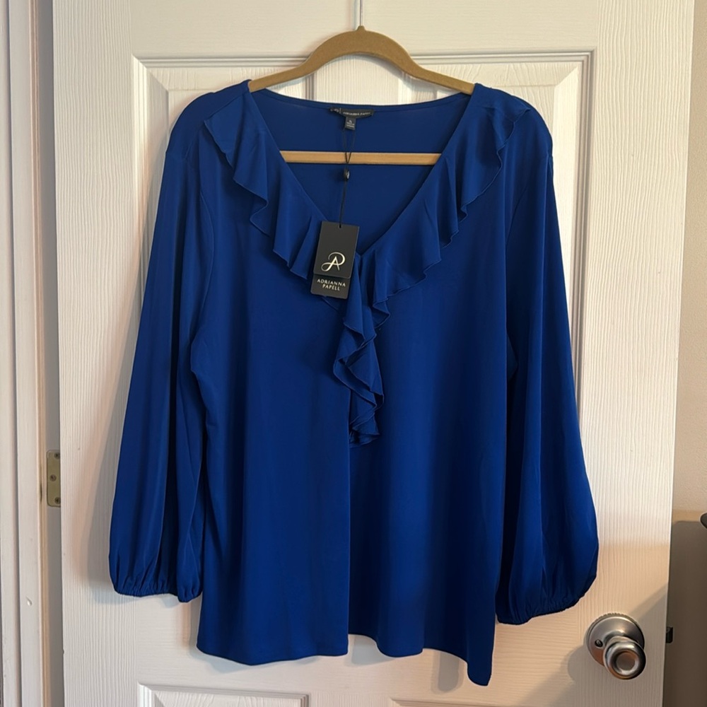 Adrianna Papell blouse NWT size xl